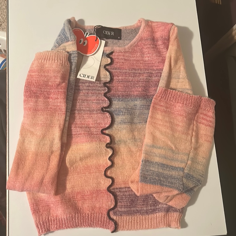 Multi colored sweater